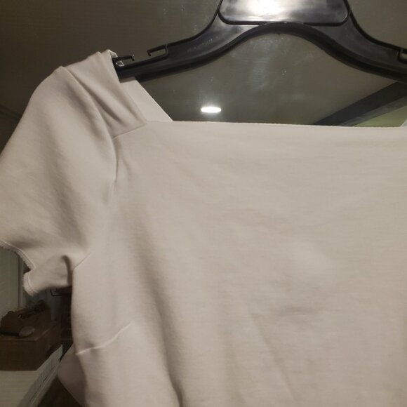 Banana Republic White Square Neck Dress Size 0 - Picture 4 of 7